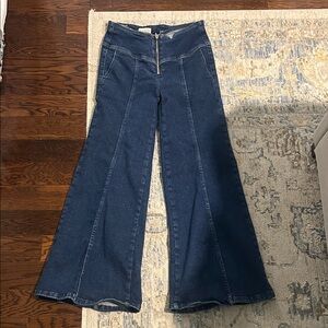 Women's Pilcro Blue Wide-Leg Jeans